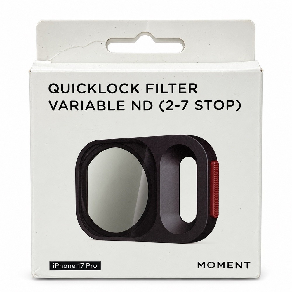 Moment QuickLock Variable ND 2-7 Stop Camera Filter for iPhone 17 Pro 310-338